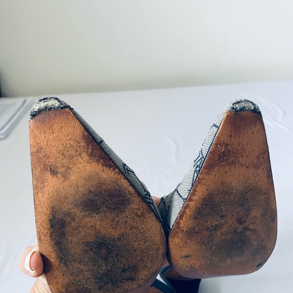 Ralph Lauren Beige Patterned Mules - Picture 9 of 10